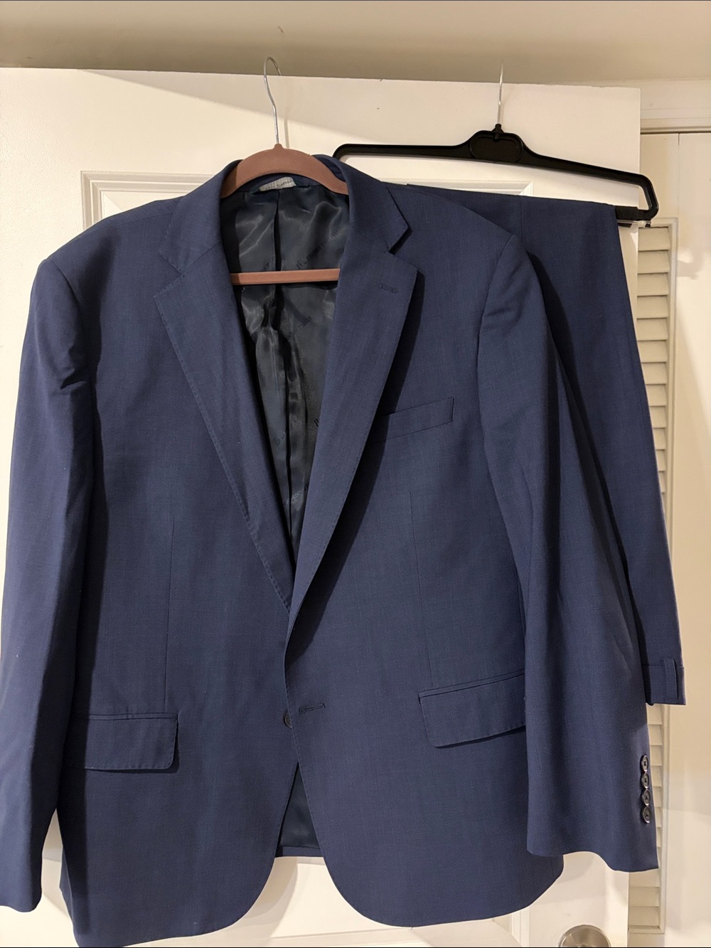 Brooks Brothers Navy Blue Two-Piece Suit Jacket & Trousers